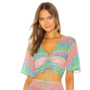 Lovers + Friends Sharon Top in Neon Multi*